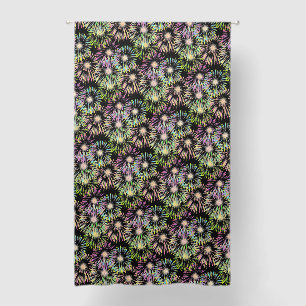 Colorful Fireworks Pattern Blackout Curtains