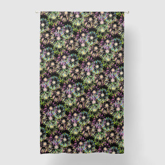 Colorful Fireworks Pattern Blackout Curtains