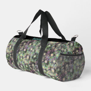Colorful Fireworks Pattern Personalized Duffle Bag