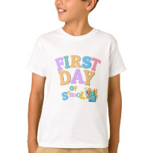 Colorful First Day of School K Fun Back to School