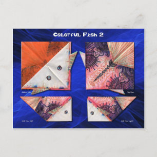 Colorful Fish 2 Postcard