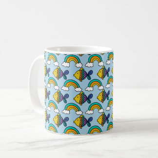 Colorful Fish and Rainbow Mug