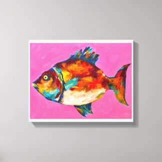 Colorful Fish Art Canvas Print