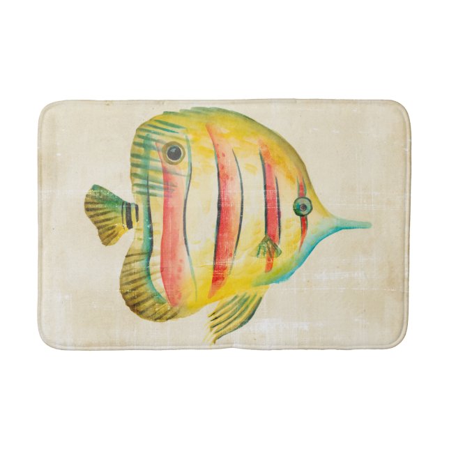 Colorful Fish Bath Mat (Front)