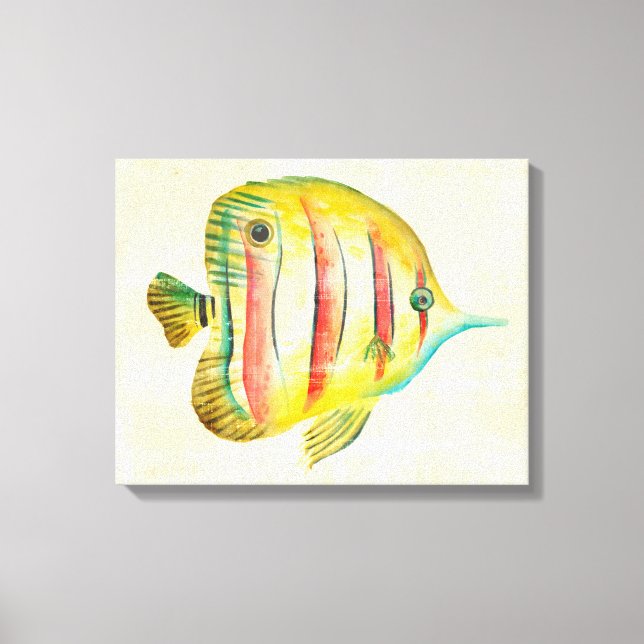 Colorful Fish Canvas Print (Front)