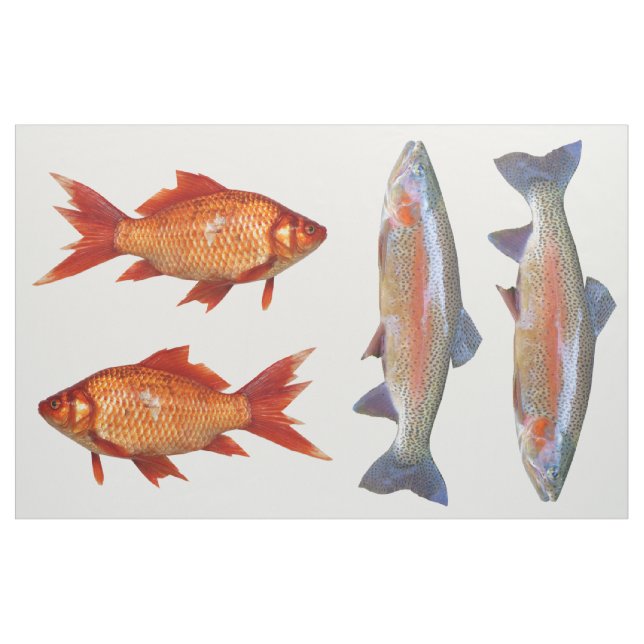 Colorful Fish Fat Quarter Fabric (Fat Quarter)