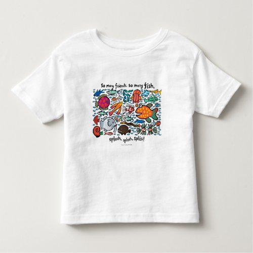 Colorful Fish Friends Toddler T_shirt