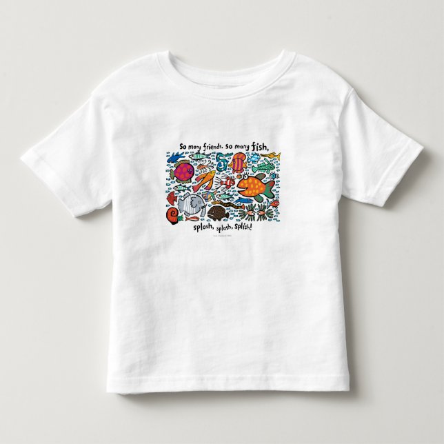 Colorful Fish Friends Toddler T-shirt (Front)