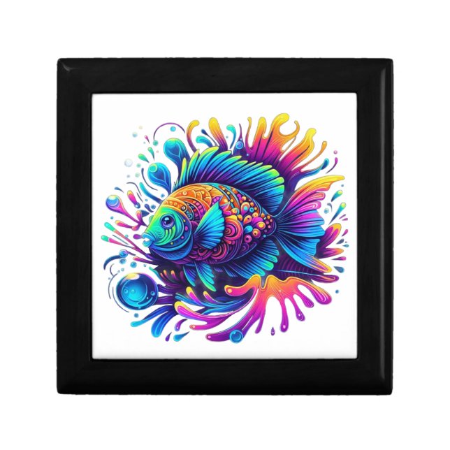 Colorful Fish Gift Box (Front)