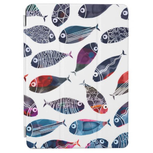 Colorful fish iPad air cover