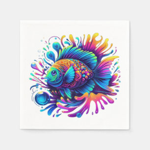 Colorful Fish Napkins