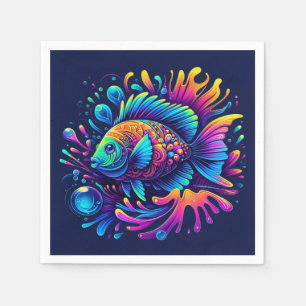 Colorful Fish Napkins