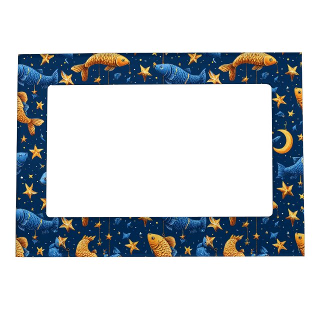 Colorful fish pattern magnetic frame (Front)