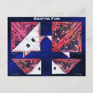 Colorful Fish Postcard