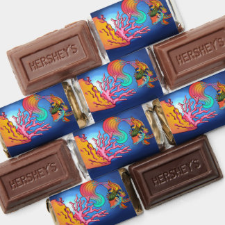 colorful fish swimming hershey's miniatures