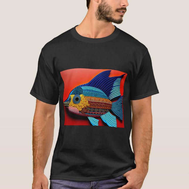 Colorful fish T-Shirt (Front)