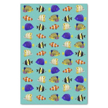 Colorful Fish Tissue Paper by stickywicket at Zazzle