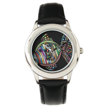 Colorful Fish Watch by ImGEEE at Zazzle