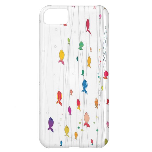 colorful fishies Case-Mate iPhone case (Back)