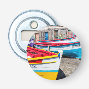 Colorful Fishing Boats, Cape Verde Bottle Opener