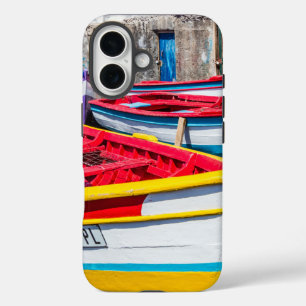 Colorful Fishing Boats, Cape Verde iPhone 16 Case