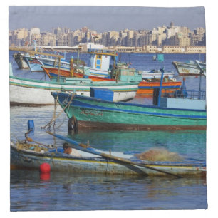 Colorful fishing boats in the Harbor of Napkin