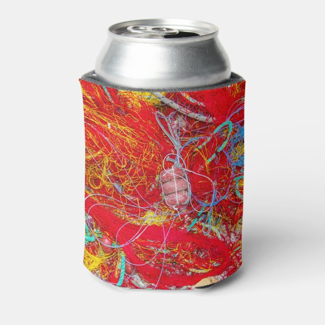 Colorful fishing nets can cooler (Can Back)