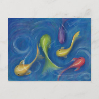 Colorful Fishy Postcard