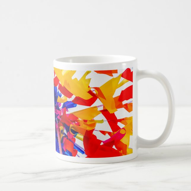 Colorful flags coffee mug (Right)