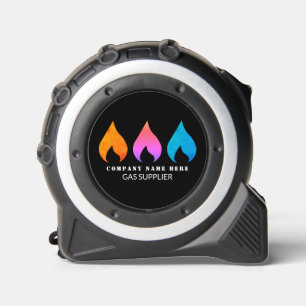 Colorful Flames, Gas Engineer & Supplier Tape Measure