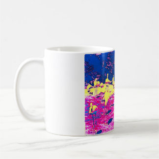Colorful Flamingo Designed Cup