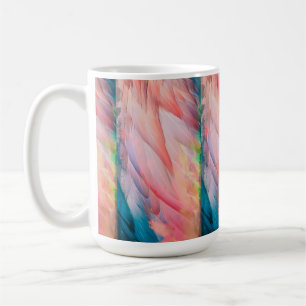 Colorful Flamingo Feathers Coffee Mug