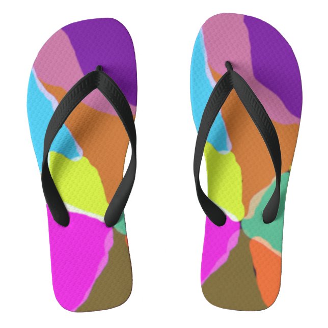 Colorful Flip Flops (Footbed)