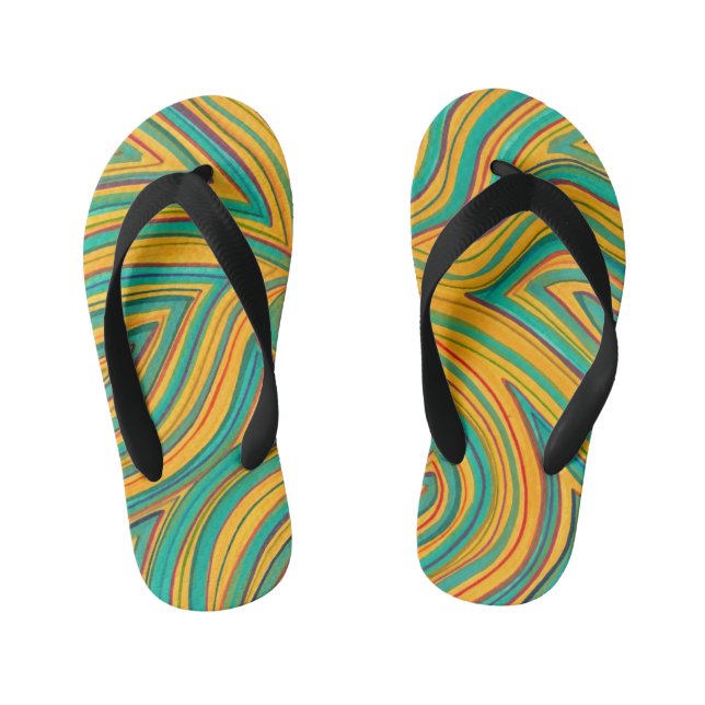 Colorful Flip Flops (Footbed)