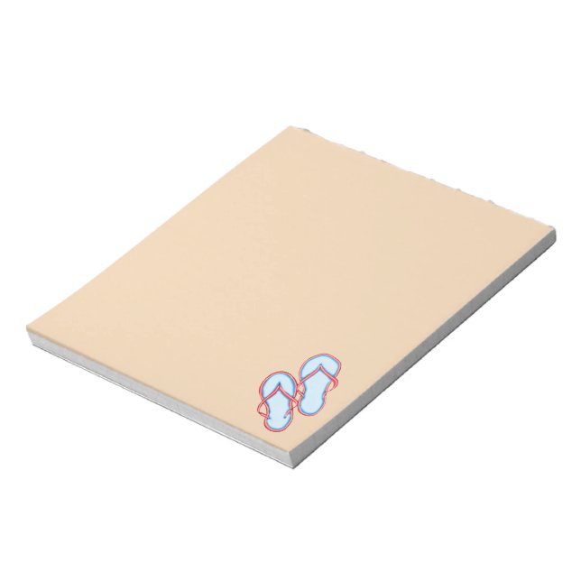 Colorful Flip Flops 3 Notepad (Rotated)