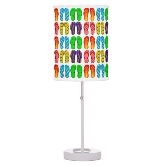 Colorful Flip Flops Table Lamp