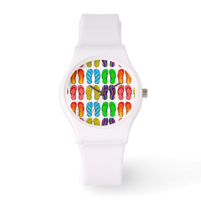 Colorful Flip Flops Watch (Front)