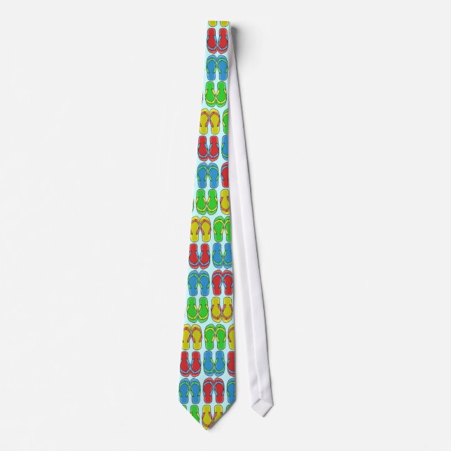 Colorful Flipflop Tie (Front)