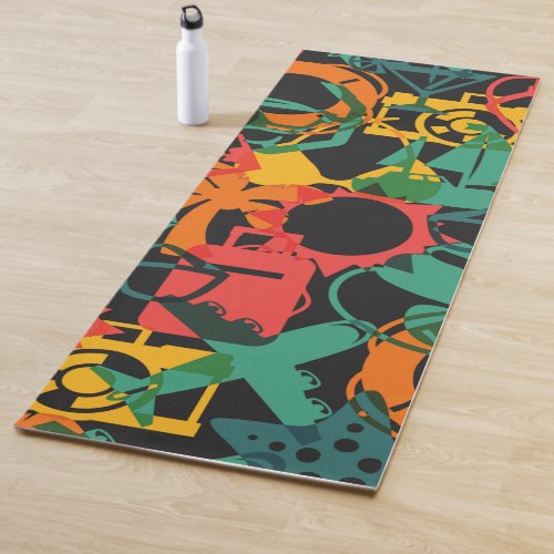 Colorful Floor Fitness Exercise Workout  Yoga Mat