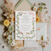 Colorful Flora Bow Garden Elegant Photo Wedding