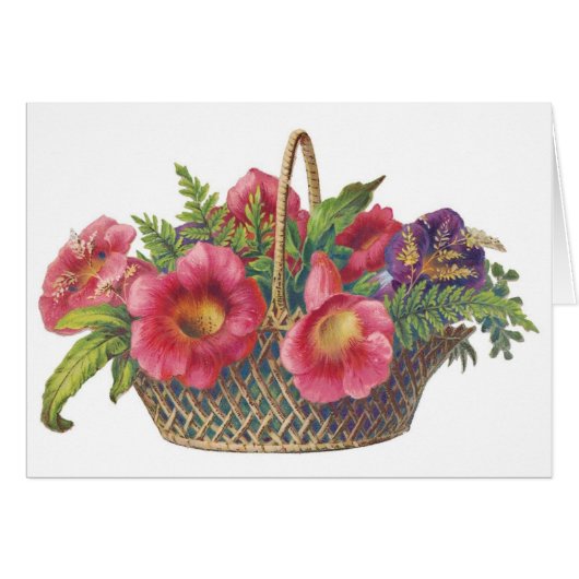 Colorful Floral Arrangement Cards (Front Horizontal)