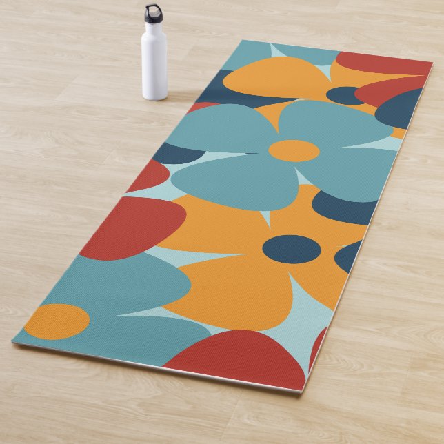 Colorful Floral  B Yoga Mat (In Situ)