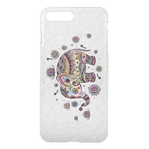 Colorful Floral Baby Elephant iPhone 8 Plus7 Plus Case