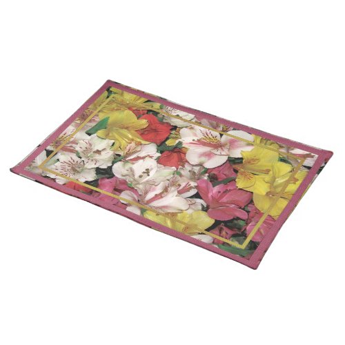 Colorful Floral Bouquet American MoJo Placemats