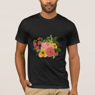 Colorful Floral Bouquet Botanical Flower T-Shirt
