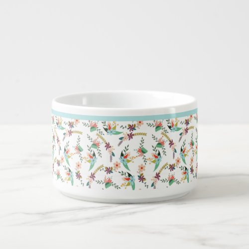 Colorful Floral Bowl