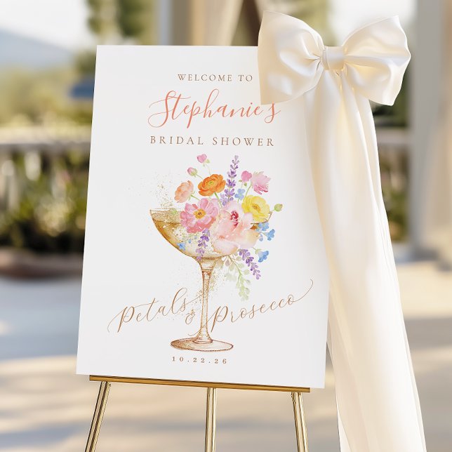 Colorful Floral Bridal Shower Welcome Sign (Creator Uploaded)