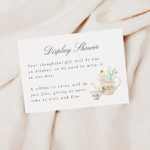 Colorful Floral Bridal Tea Party