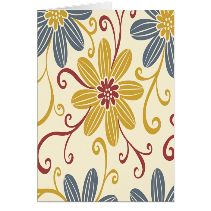 Colorful Floral Card