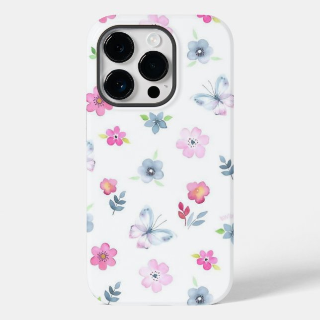Colorful floral Case-Mate iPhone case (Back)